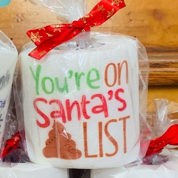 Funny Toilet Paper White Elephant Gag Gift for Gifting! - Picture 4 of 7